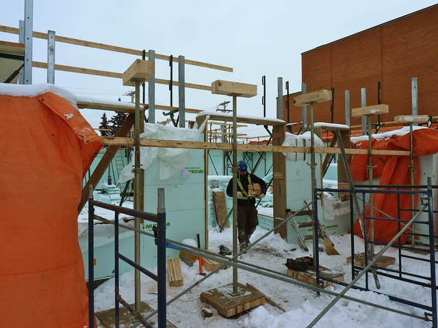 View from inside of building